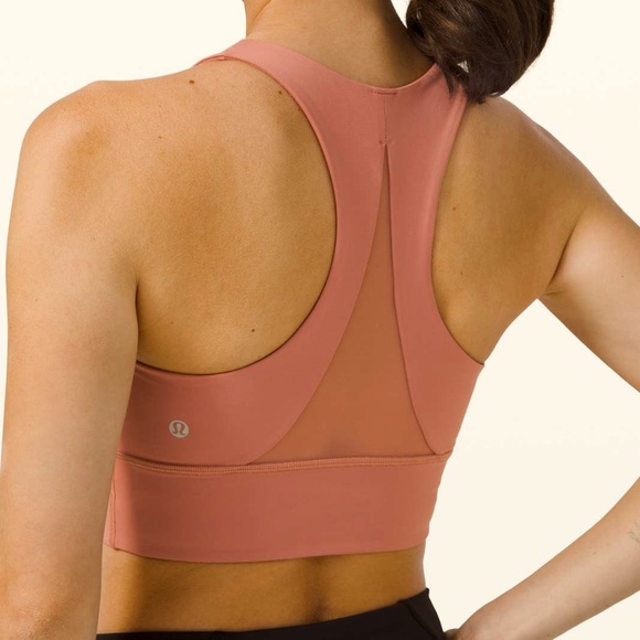 Women's dusty mauve sports bra 6 - Picture 1 of 5